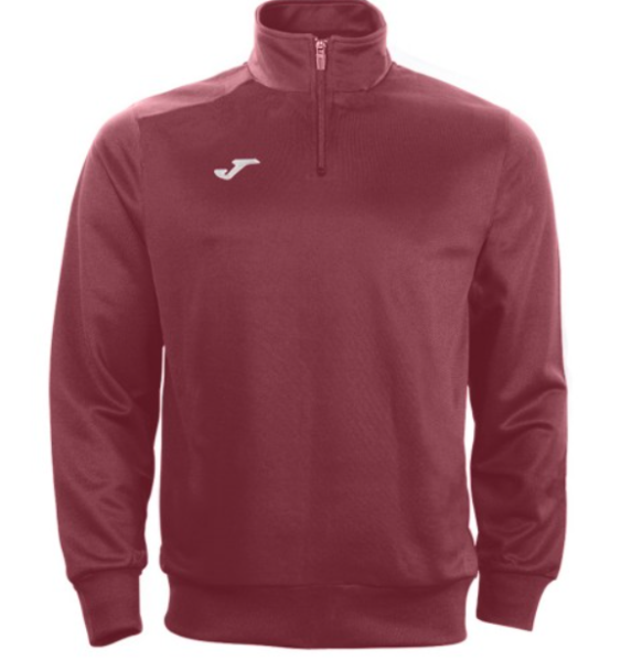 Joma Combi 1/4 Zip Sweatshirt Burgundy